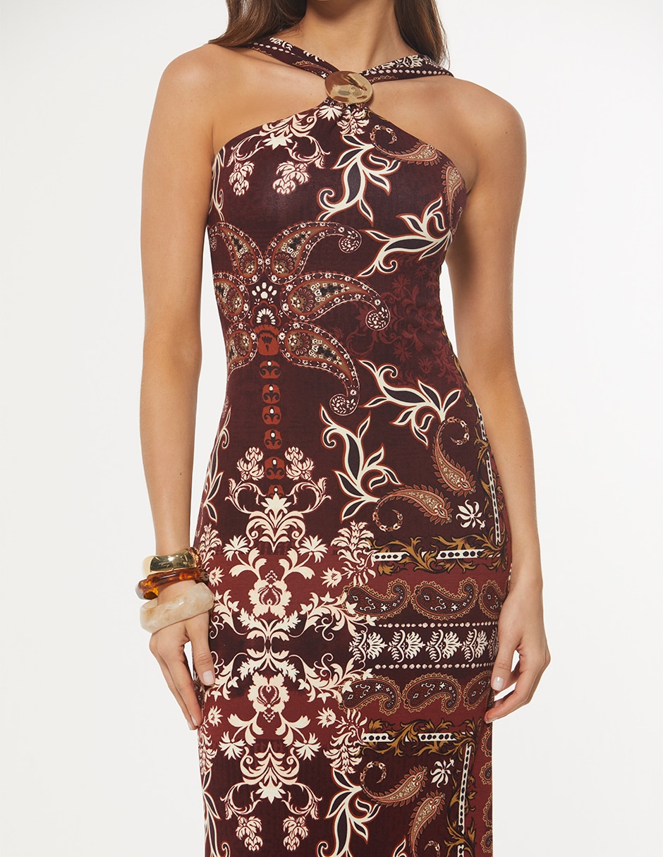 Vestido largo casual verano boho para mujer 4
