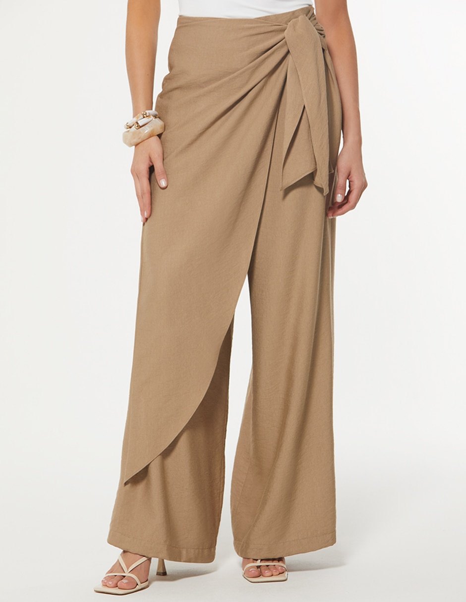 Pantalón easy pant studio f amplio para mujer