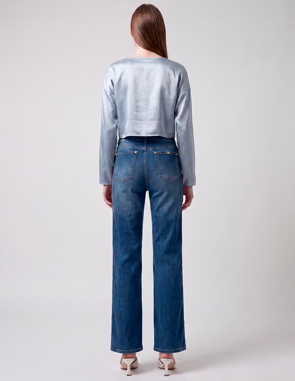 Jeans boot studio f para mujer