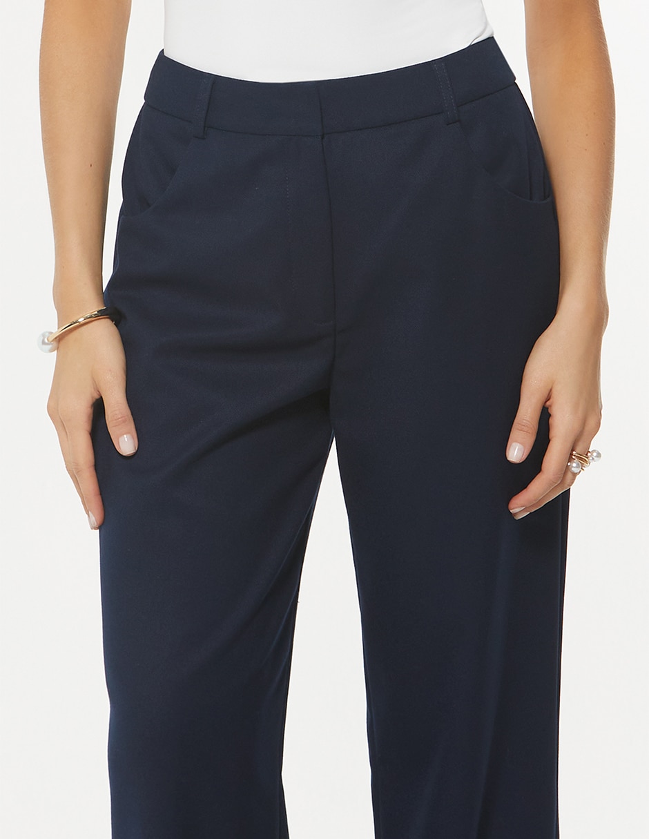 Pantalón de vestir studio f recto para mujer