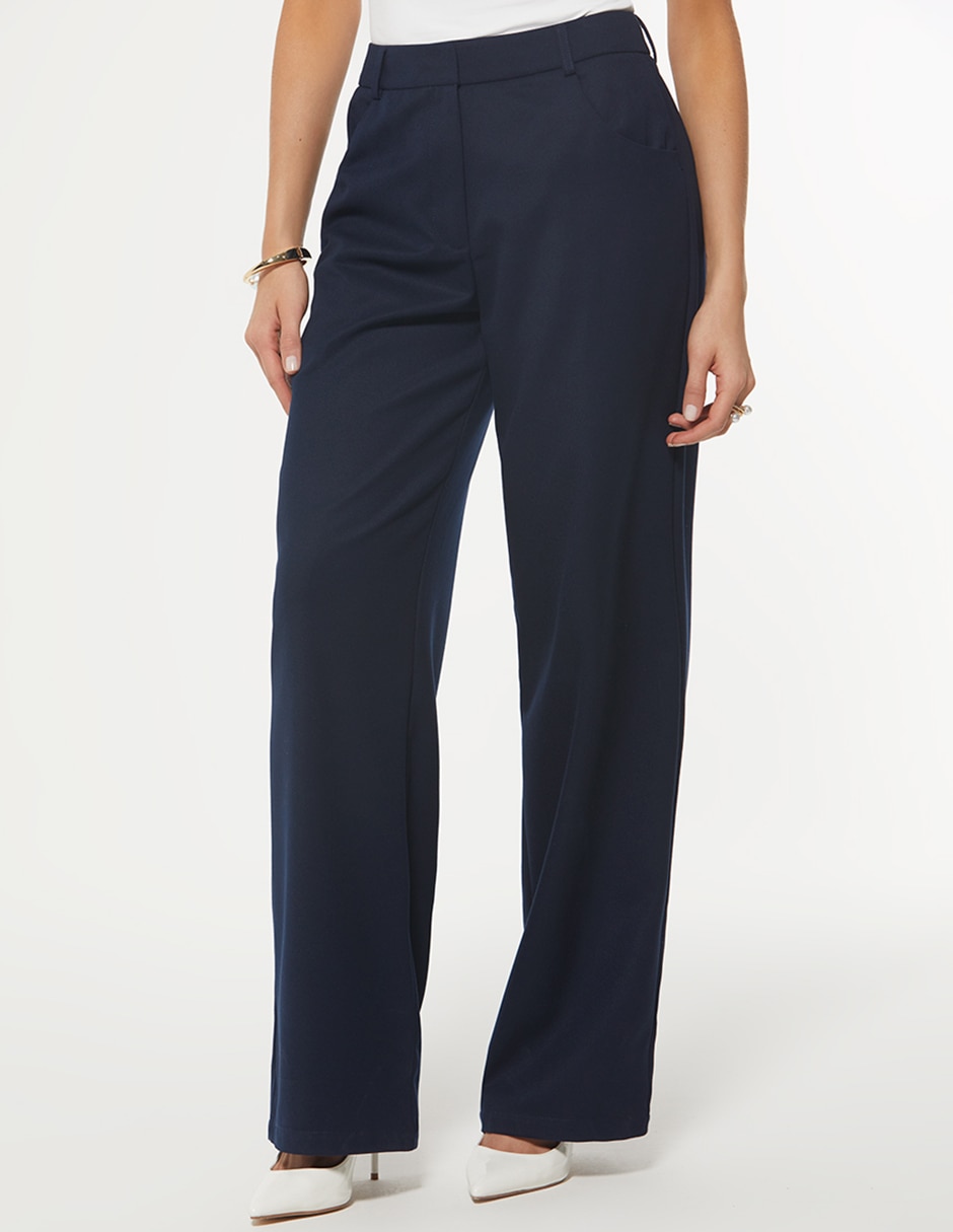 Pantalón de vestir studio f recto para mujer