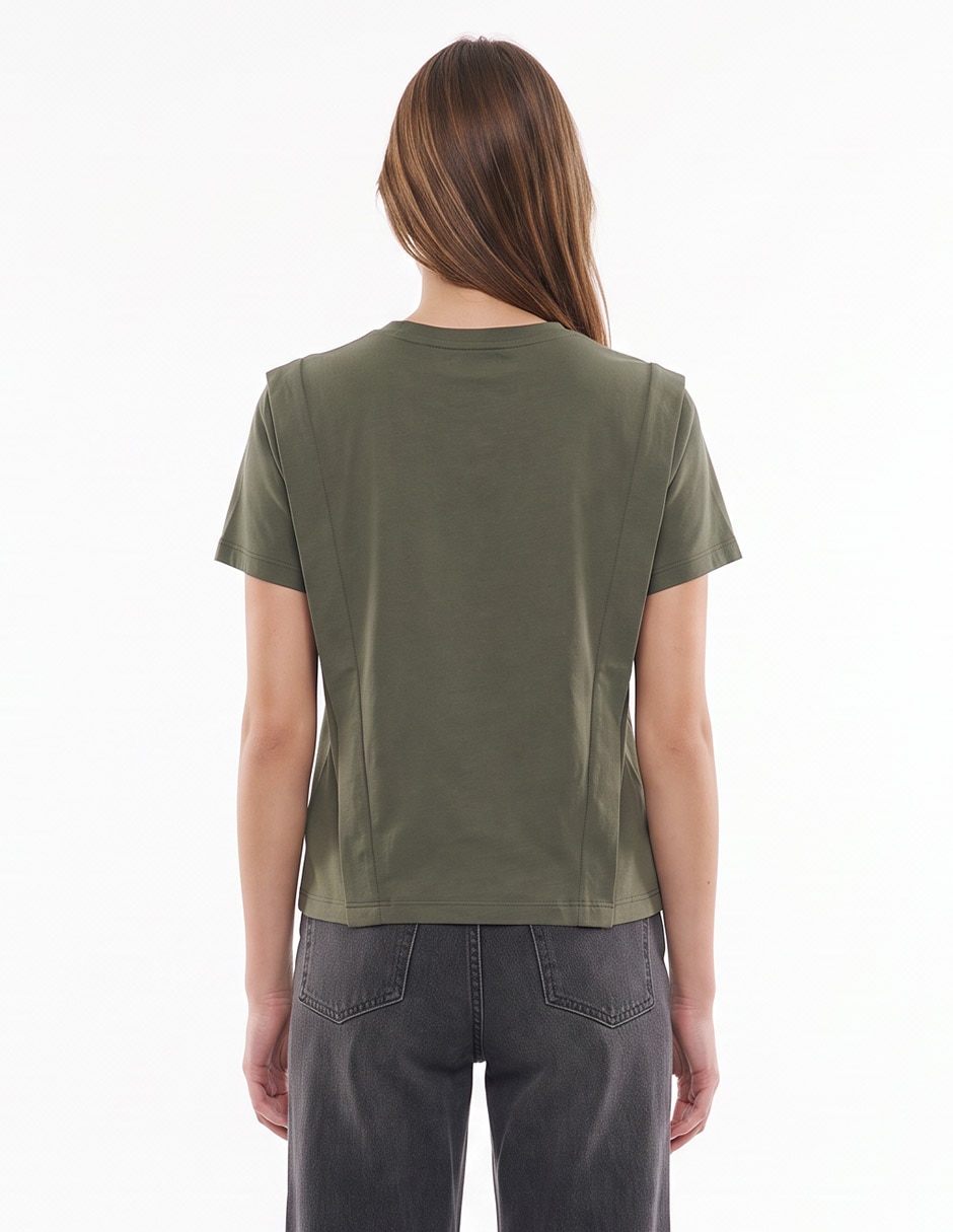 Playera manga corta para mujer 2