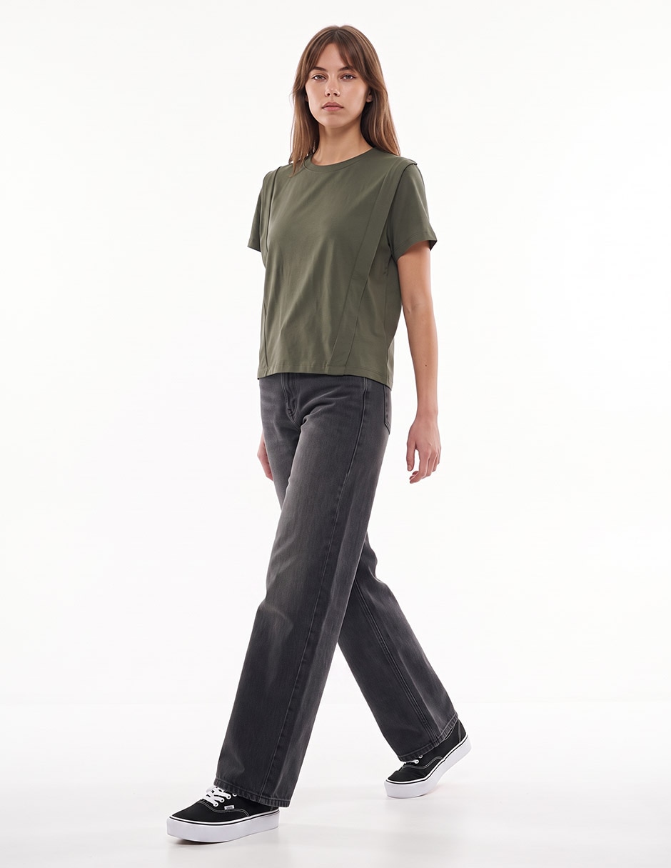 Playera manga corta para mujer 3
