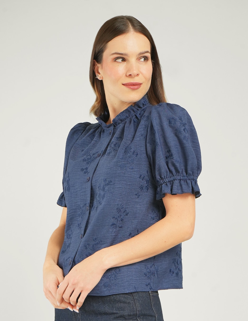Blusa manga corta para mujer 2