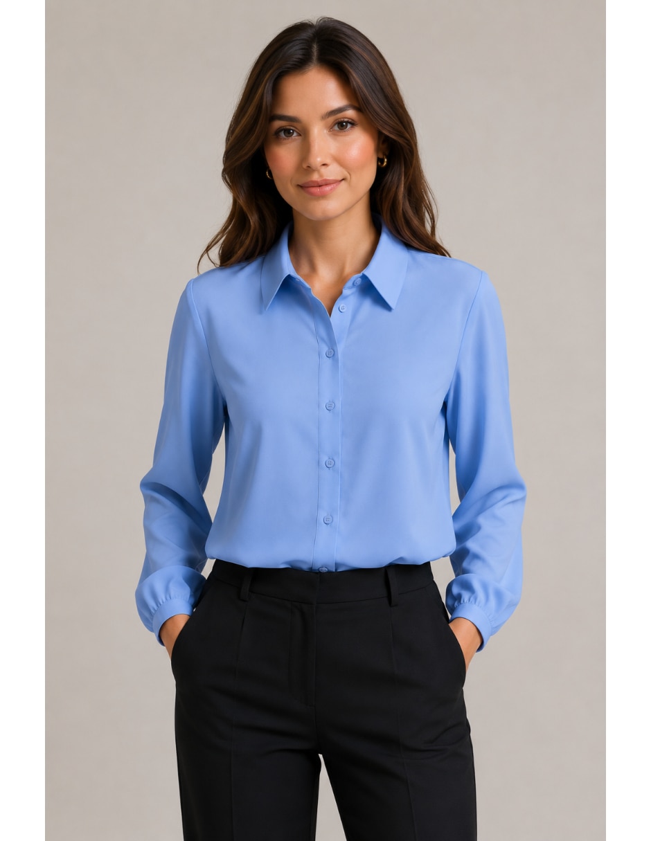 Camisa Vero Moda manga larga para mujer