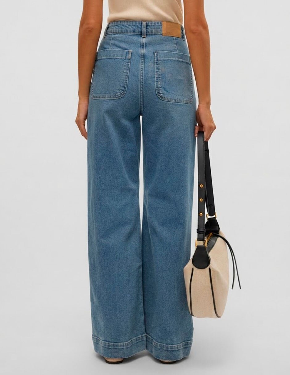 Jeans wide leg para mujer 2