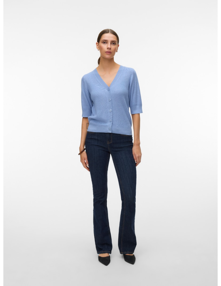 Suéter cuello V para mujer 2