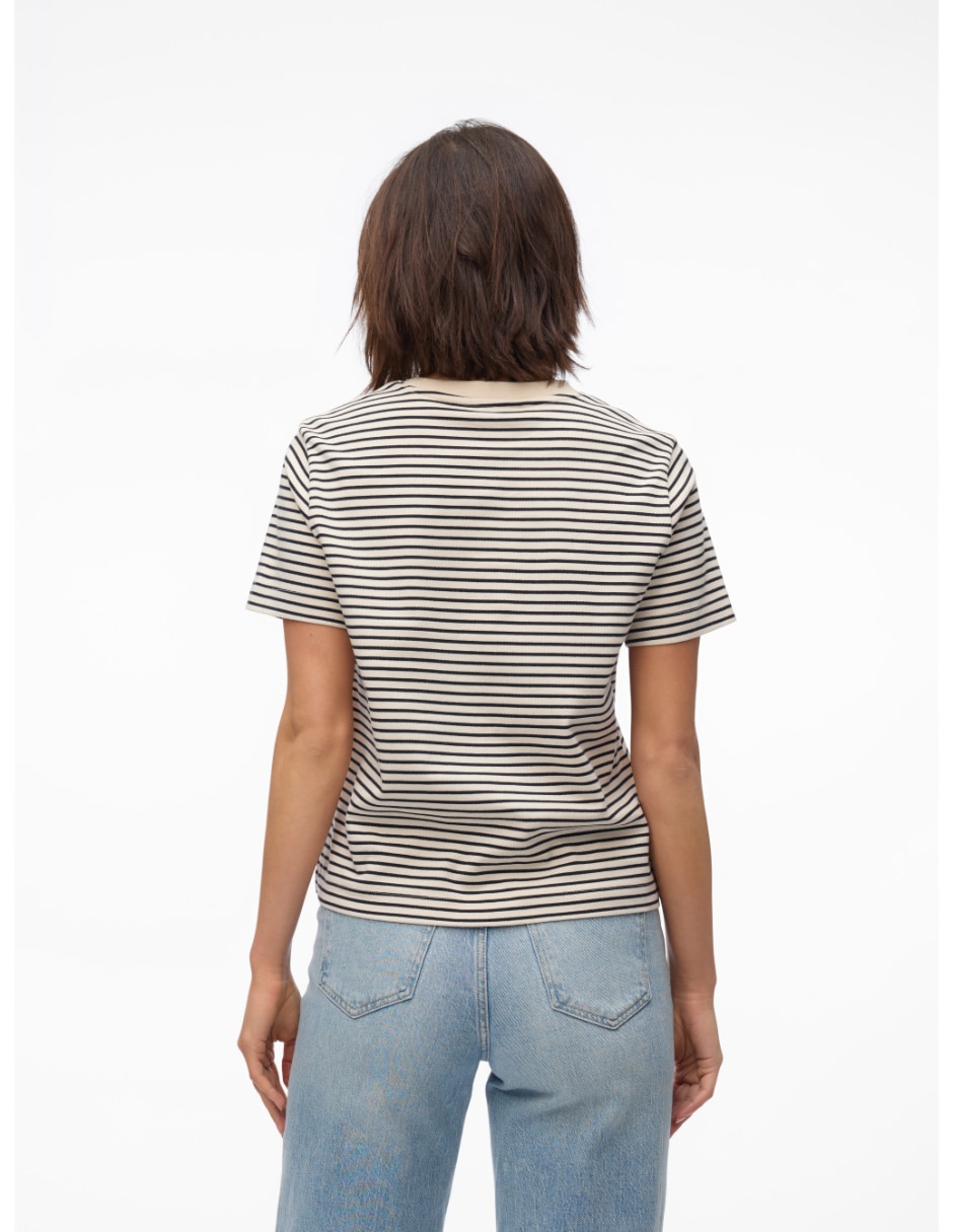 Playera manga Corta 10304587 cuello redondo para mujer 2