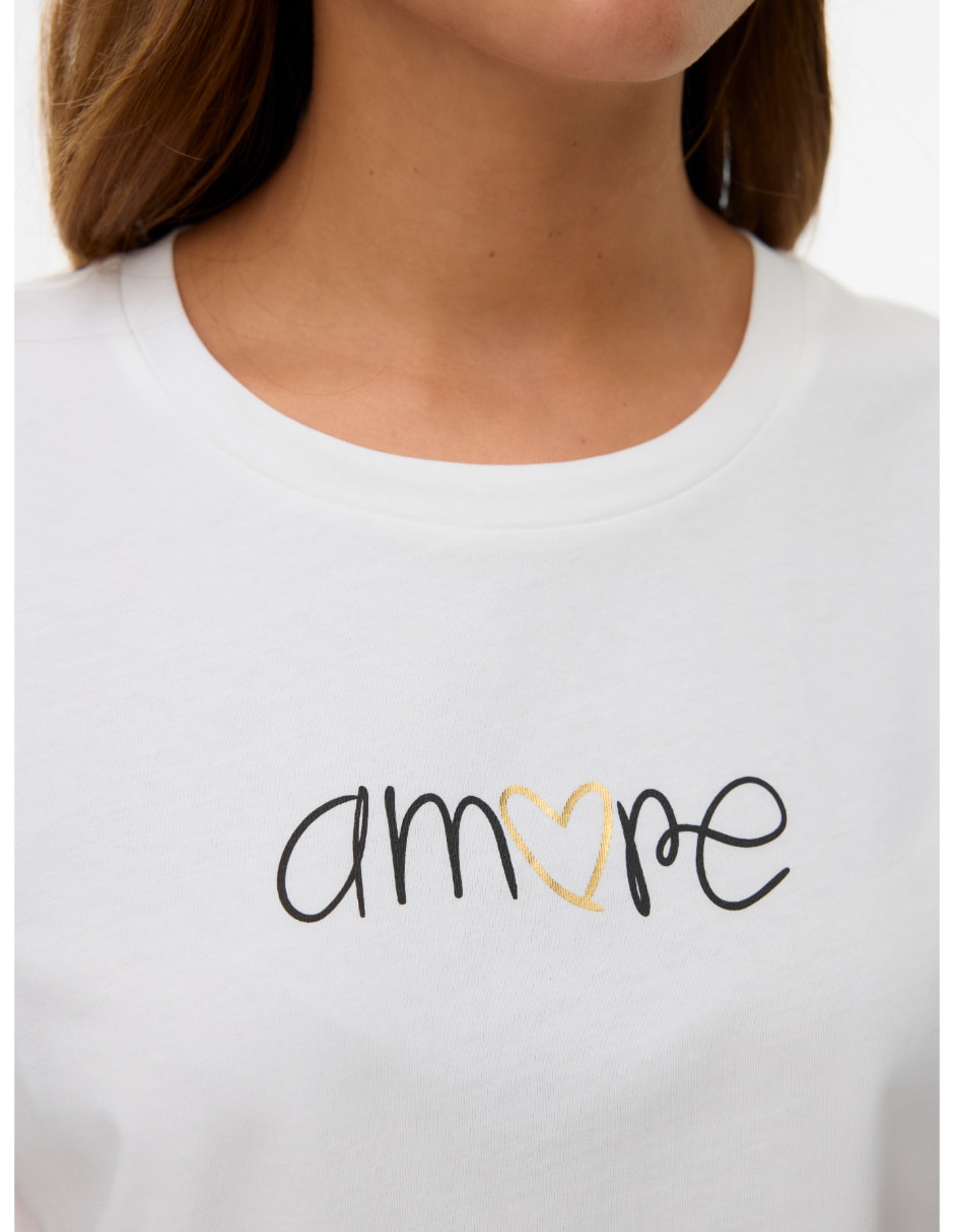 Playera manga corta Vero Moda cuello redondo para mujer