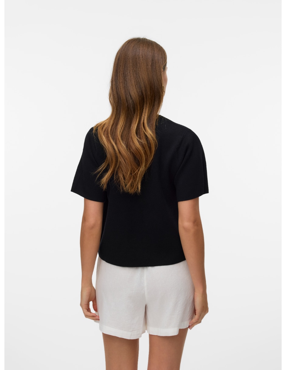 Suéter cuello redondo para mujer 2