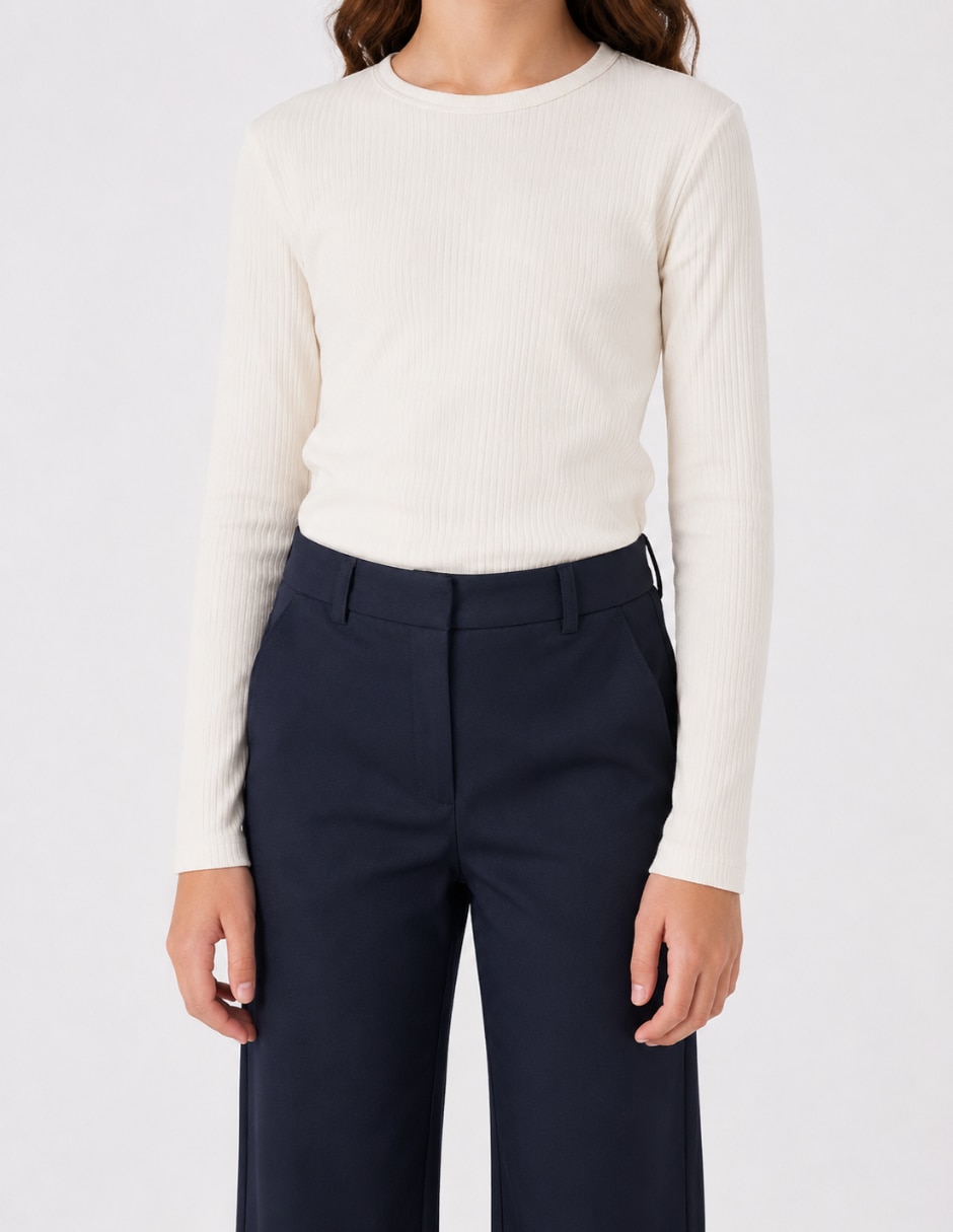 Pantalón de vestir Straight para mujer