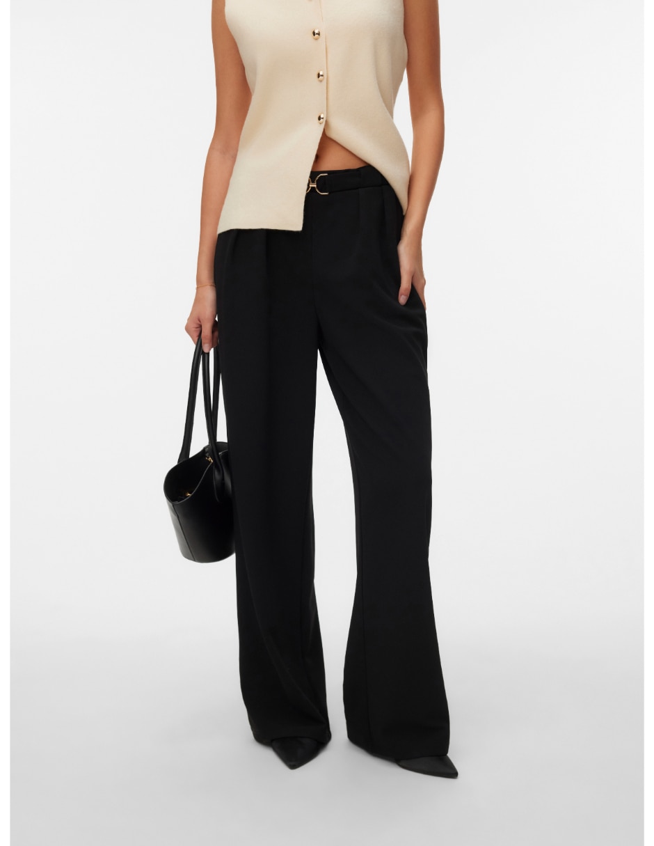 Pantalón de vestir Wide leg para mujer