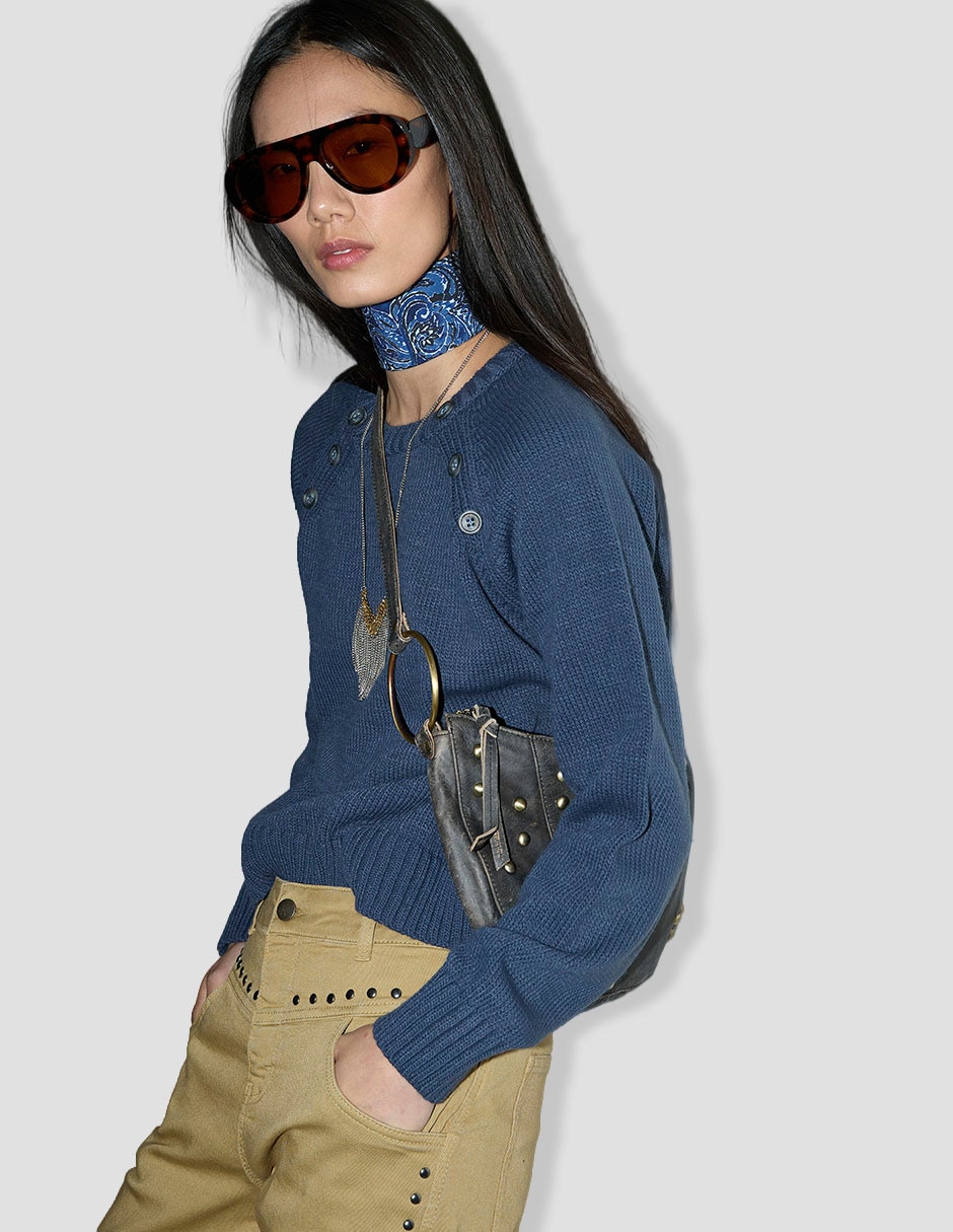 Jeans straight corte cintura para mujer 7