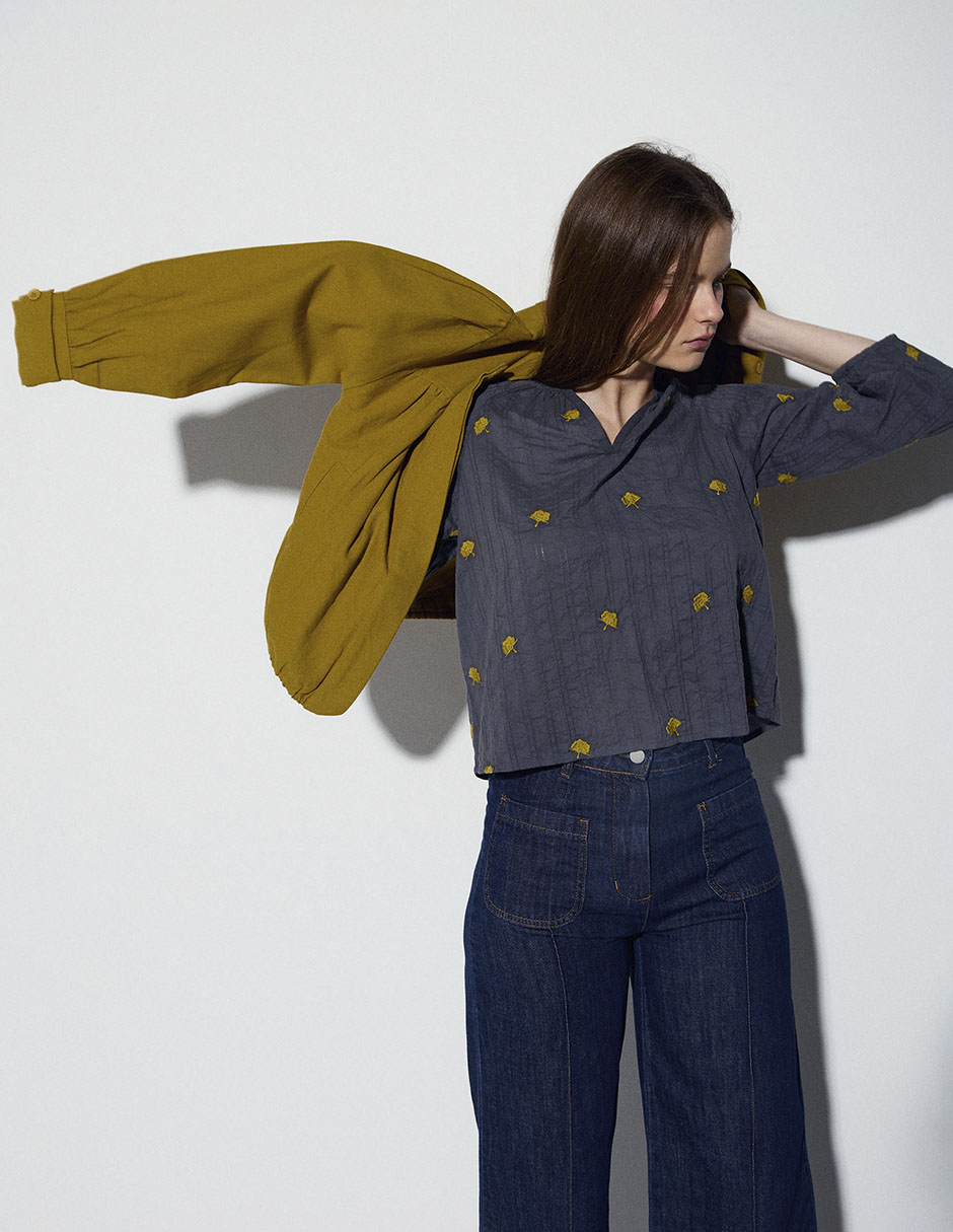 Blusa manga larga para mujer 3