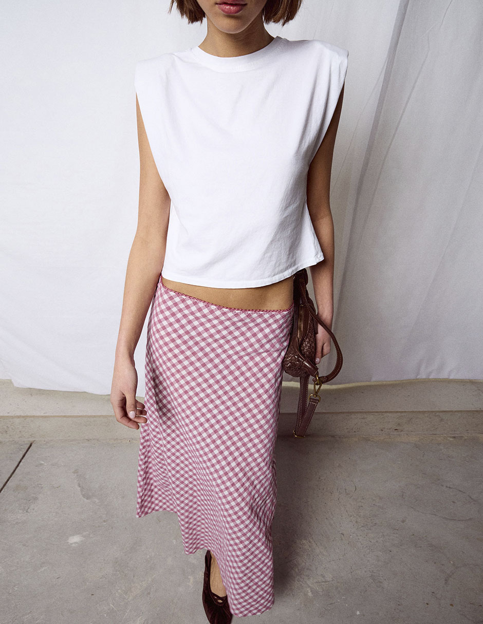 Falda crop a la cadera