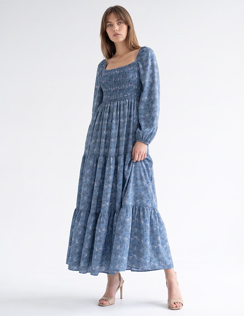 Vestido largo casual para mujer