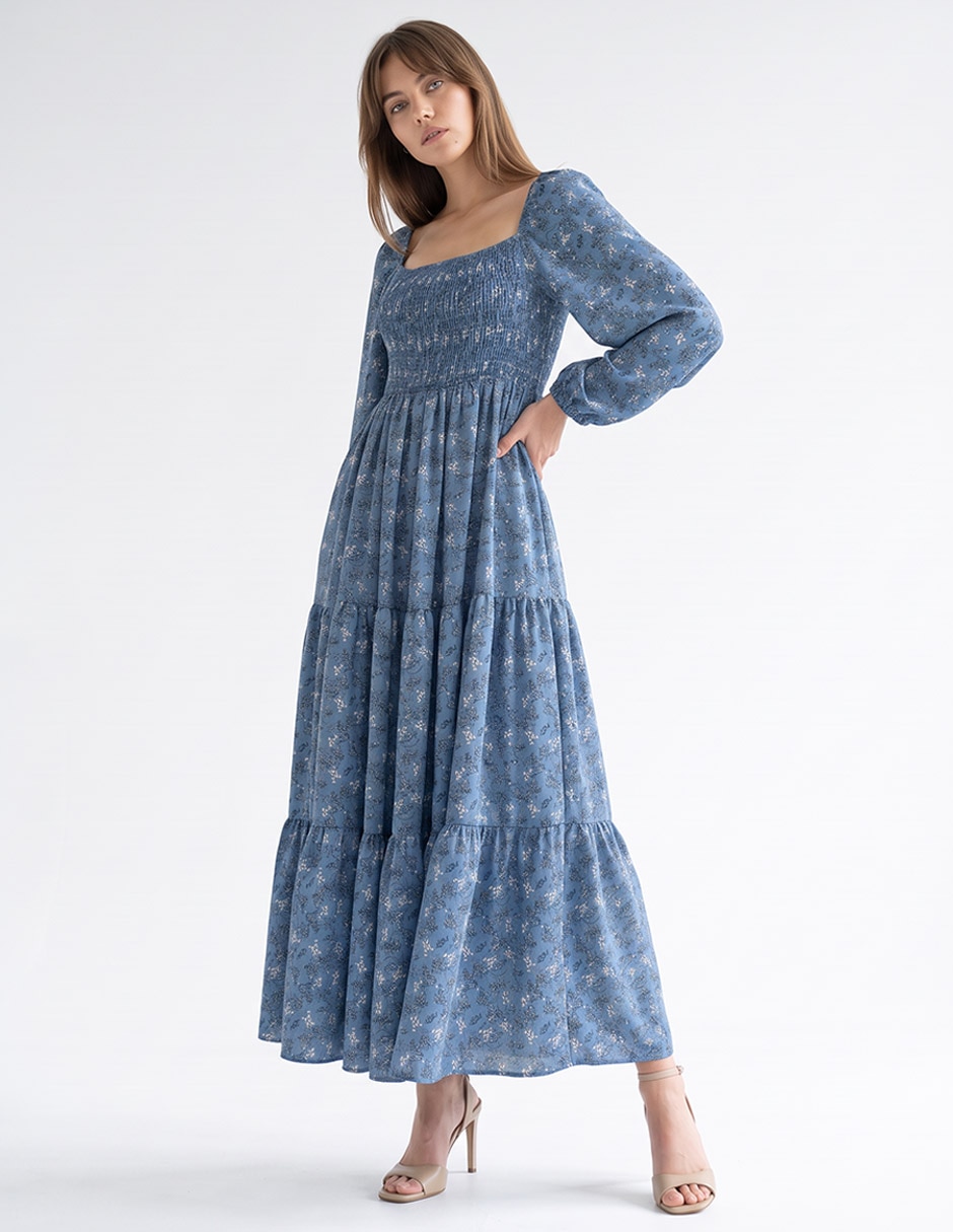 Vestido largo casual para mujer 4