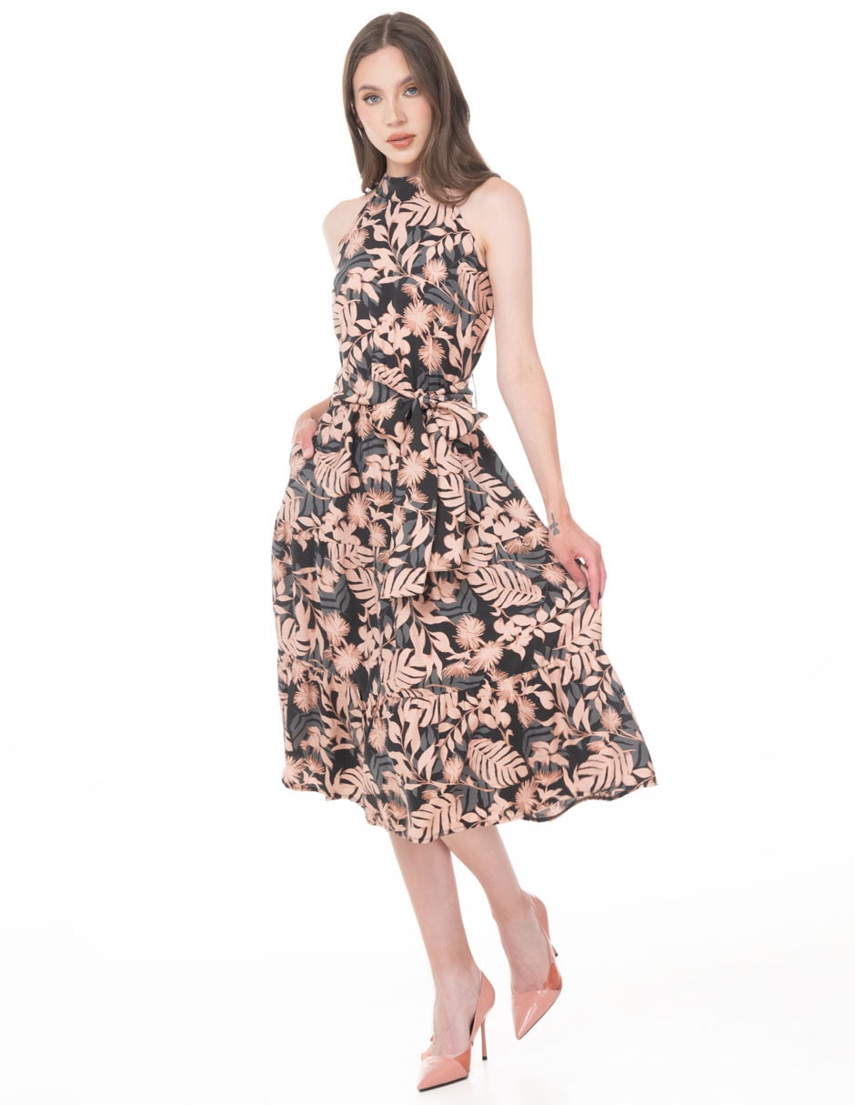 Vestido midi casual para mujer Vestido midi casual para mujer