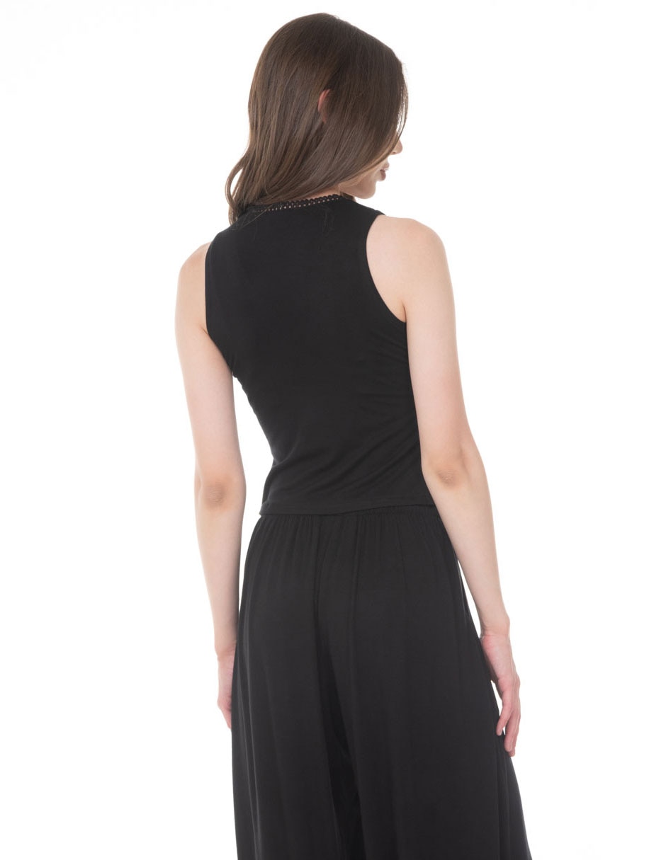 Blusa sin manga para mujer 3