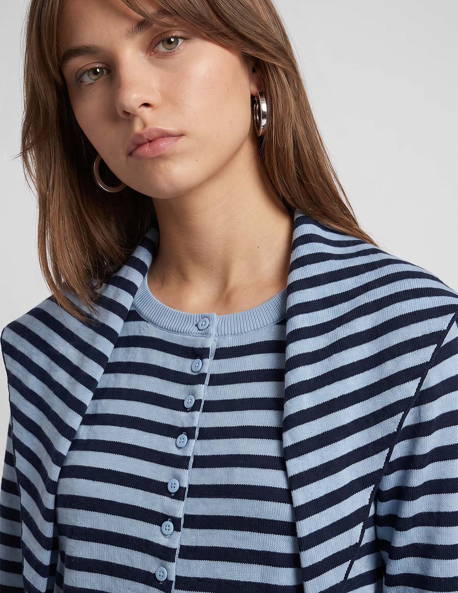 Suéter cuello redondo para mujer 2