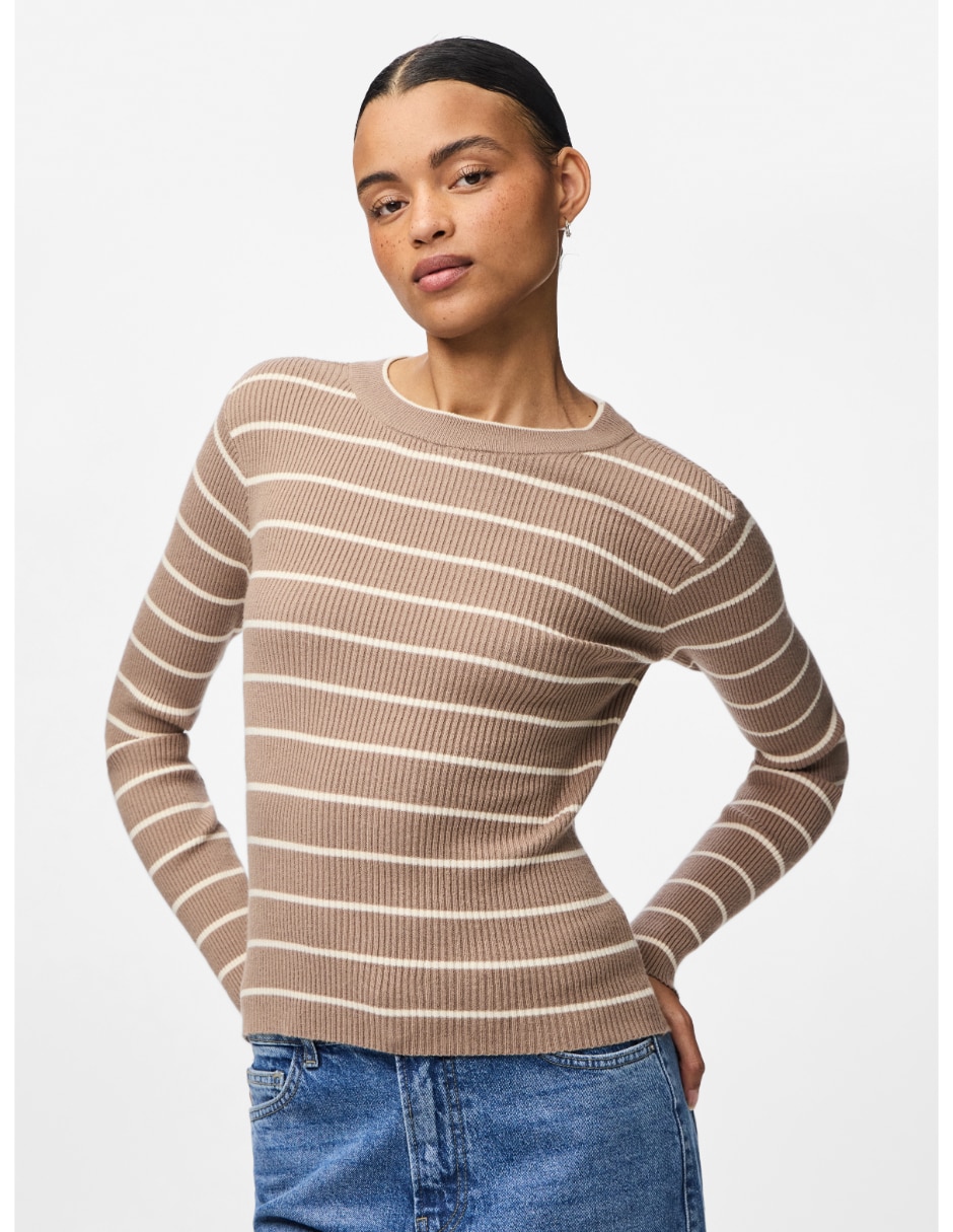Suéter cuello redondo para mujer Suéter cuello redondo para mujer