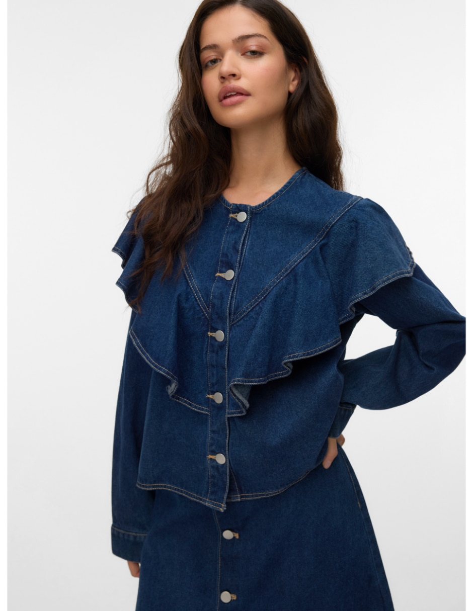 Camisa de algodón manga larga para mujer Camisa de algodón manga larga para mujer