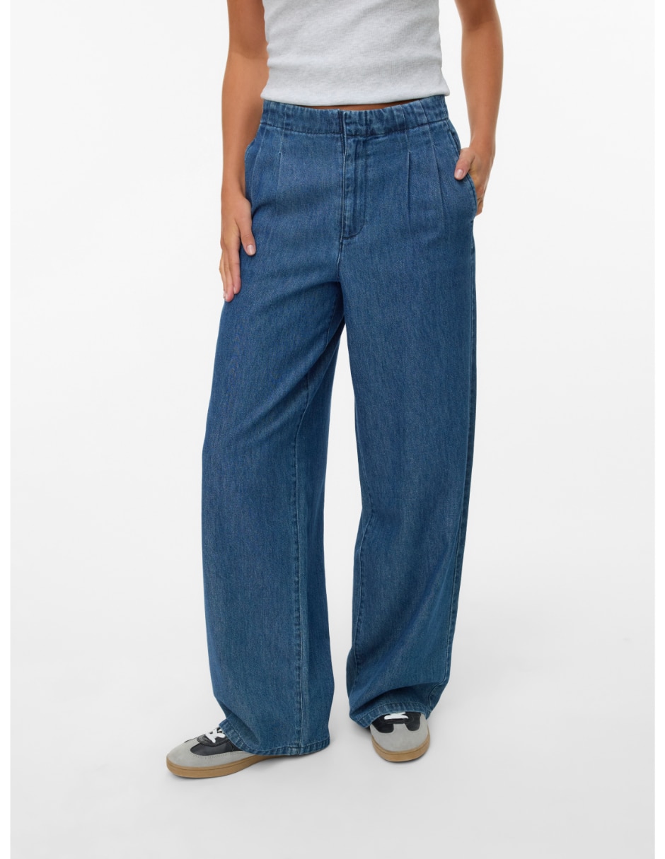 Jeans wide leg para mujer