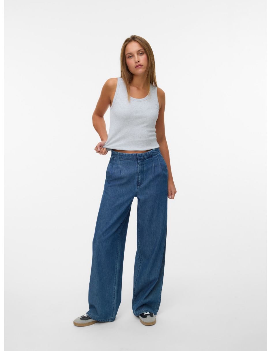Jeans wide leg para mujer 4