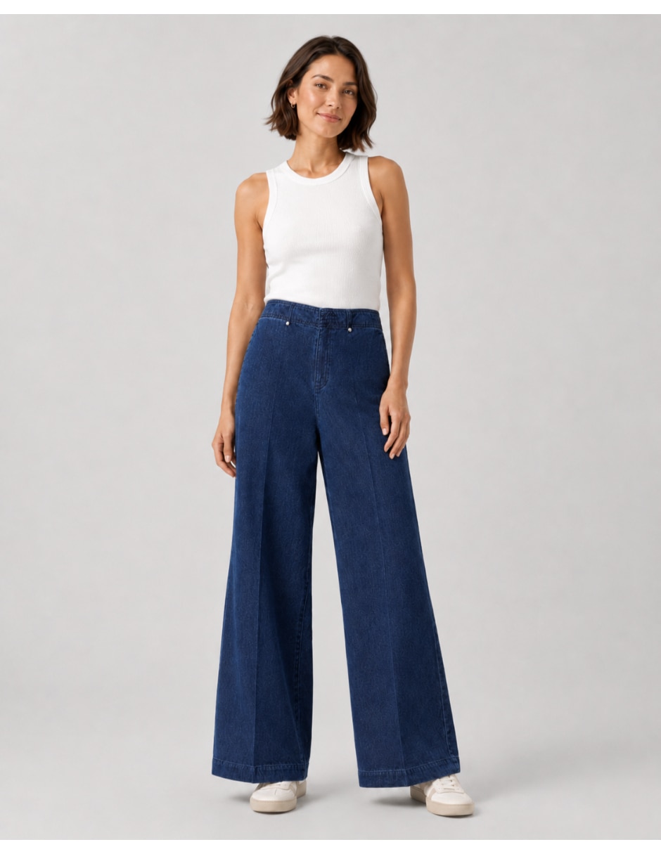 Jeans wide leg para mujer 2