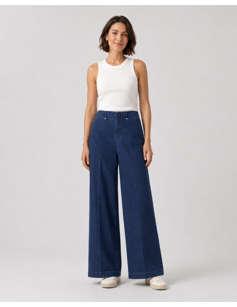 Jeans wide leg para mujer 4