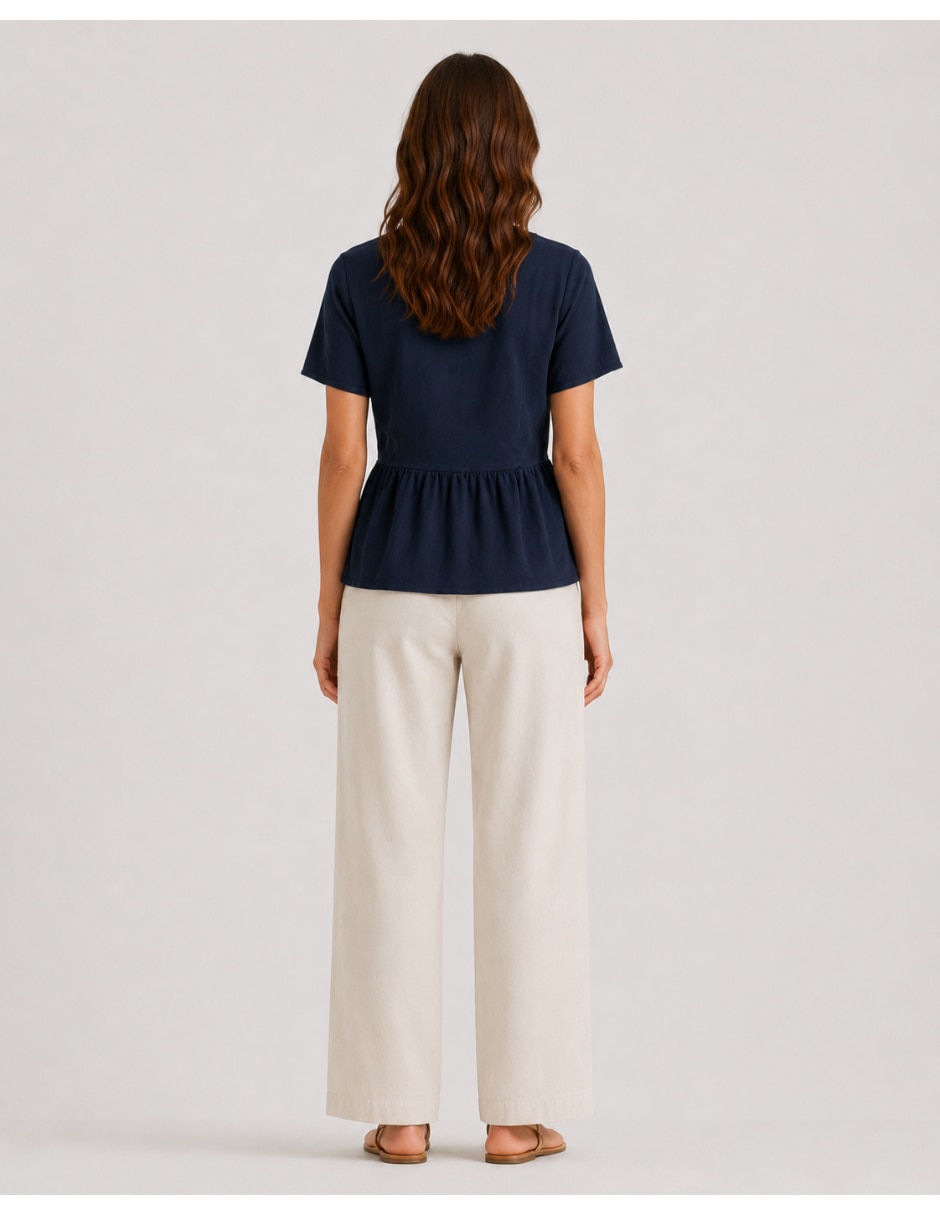 Playera manga regular para mujer 2