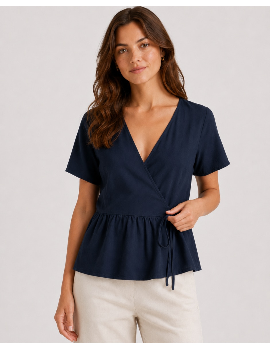 Playera manga regular para mujer 3
