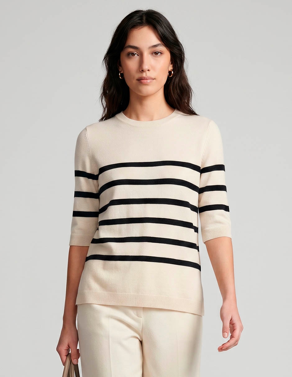 Suéter cuello redondo para mujer Suéter cuello redondo para mujer