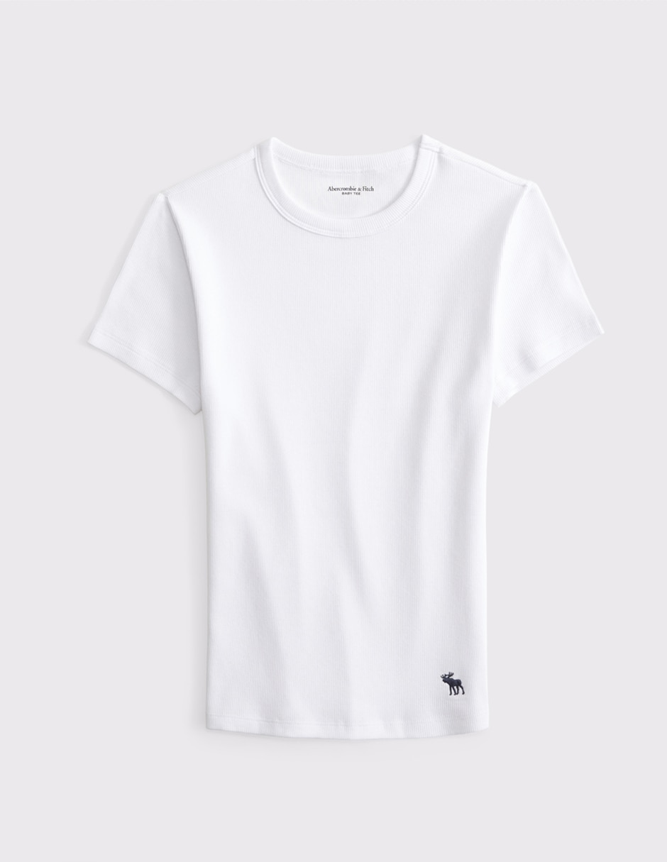 Playera manga corta cuello redondo para mujer Playera manga corta cuello redondo para mujer