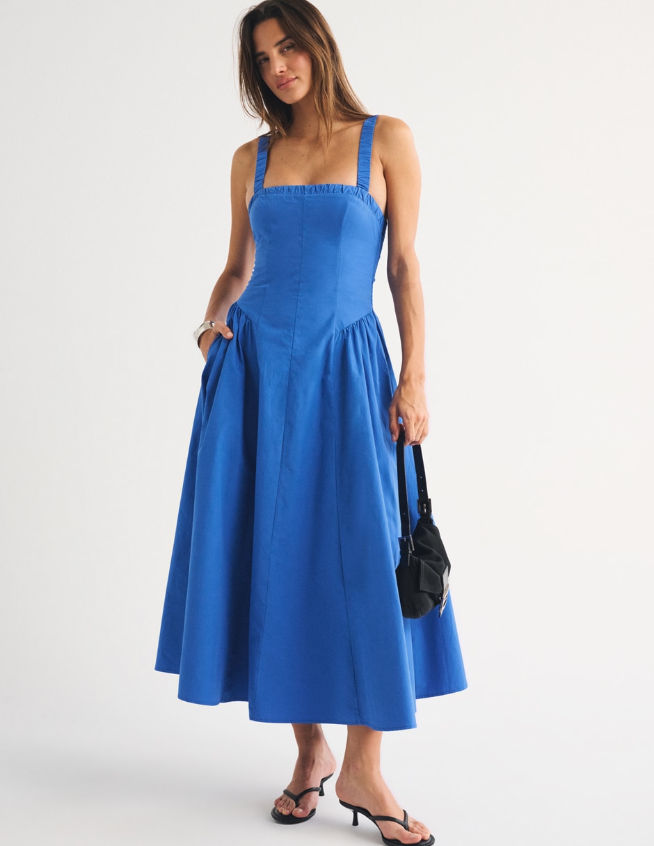 Vestido midi casual para mujer 6