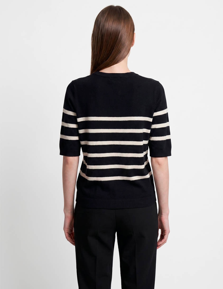 Suéter cuello redondo para mujer 2