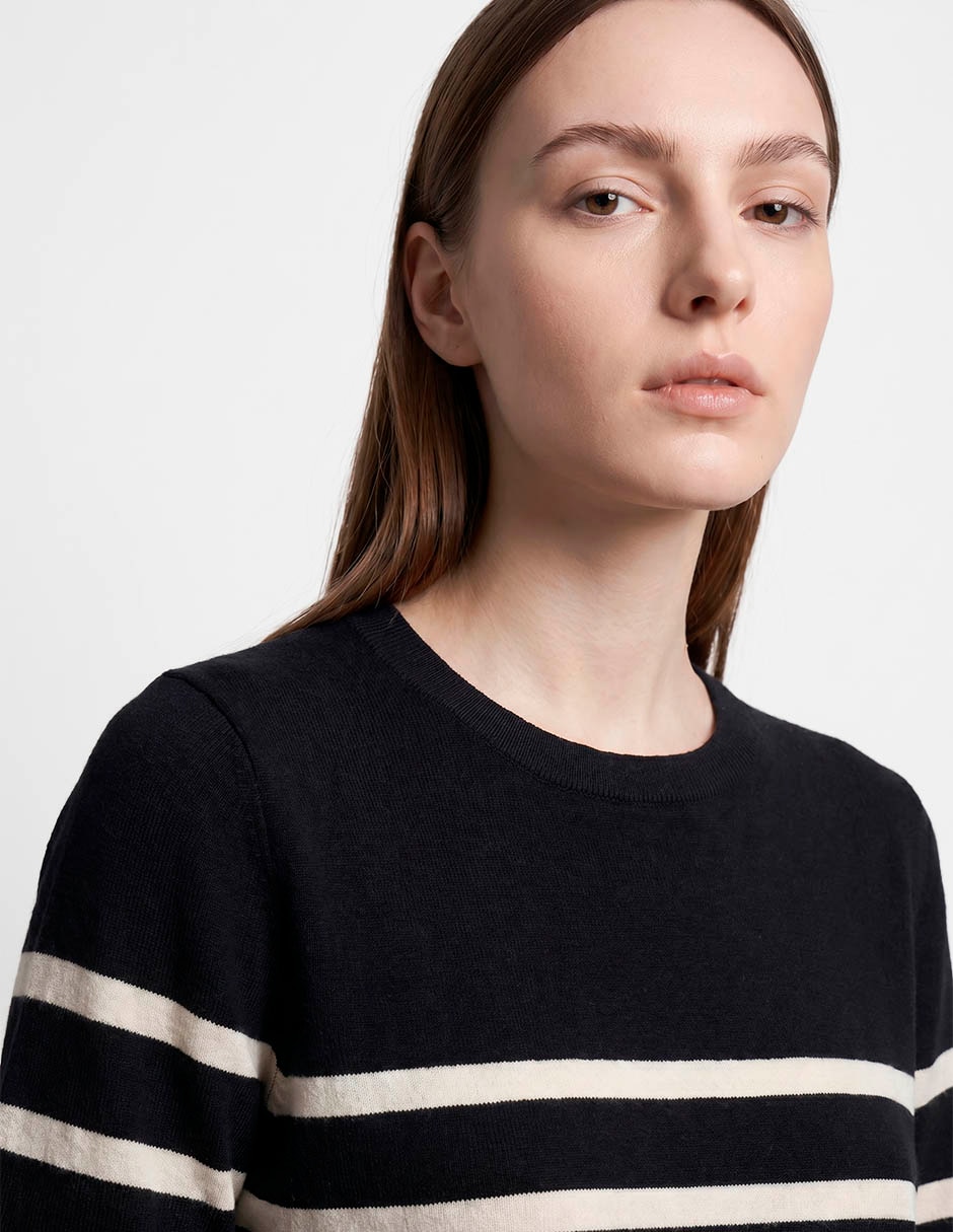 Suéter cuello redondo para mujer 3