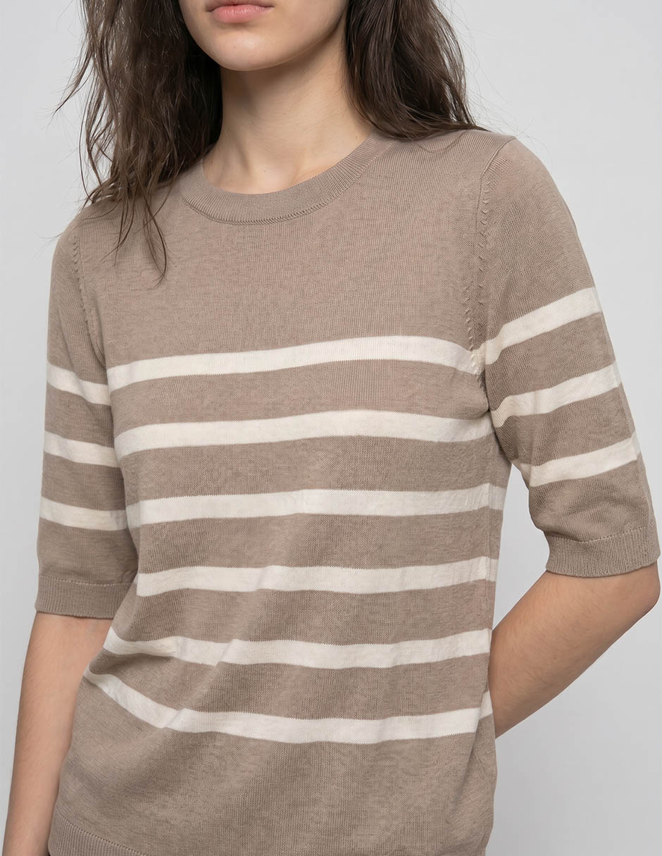 Suéter cuello redondo para mujer 3