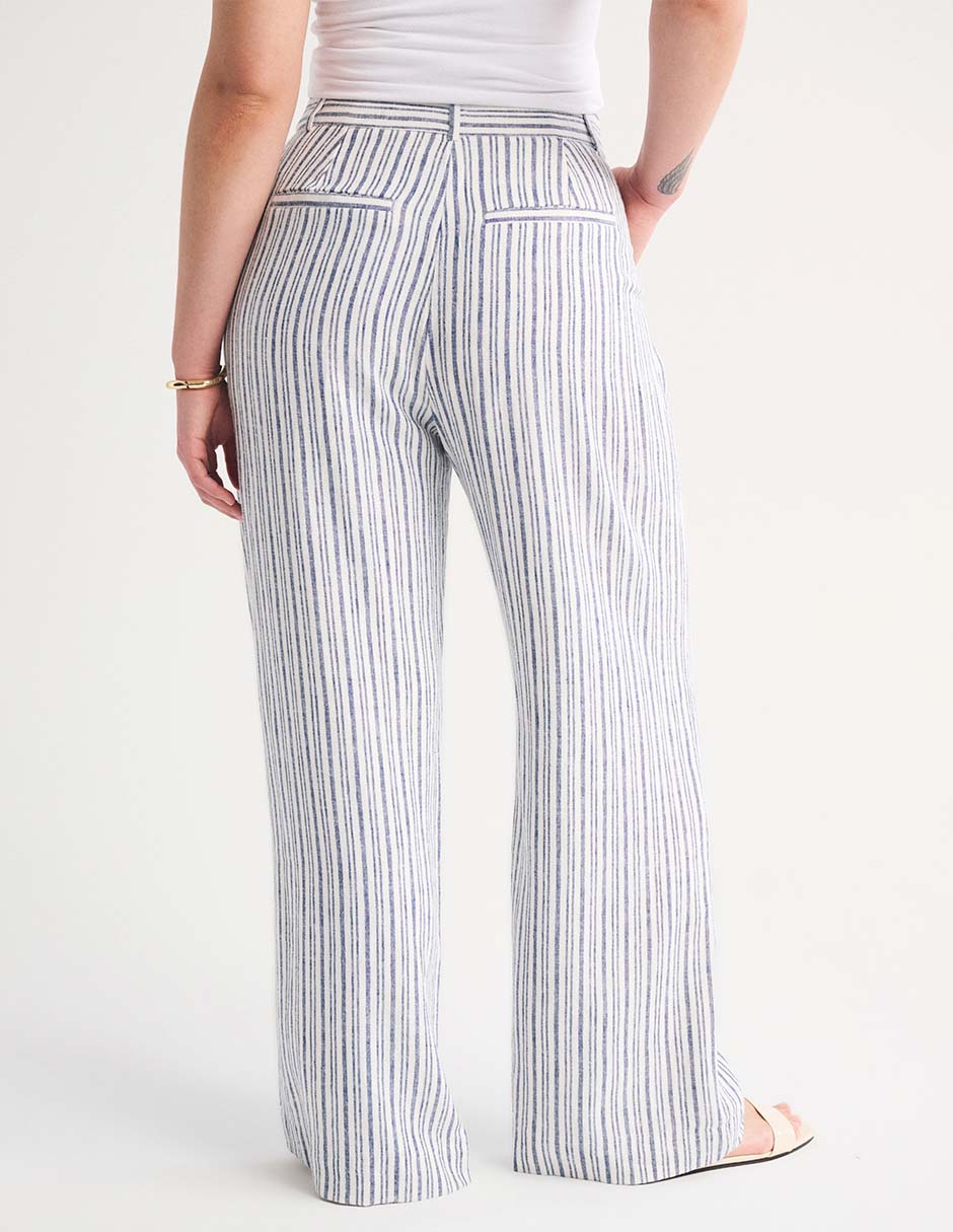 Pantalón regular wide leg para mujer 6