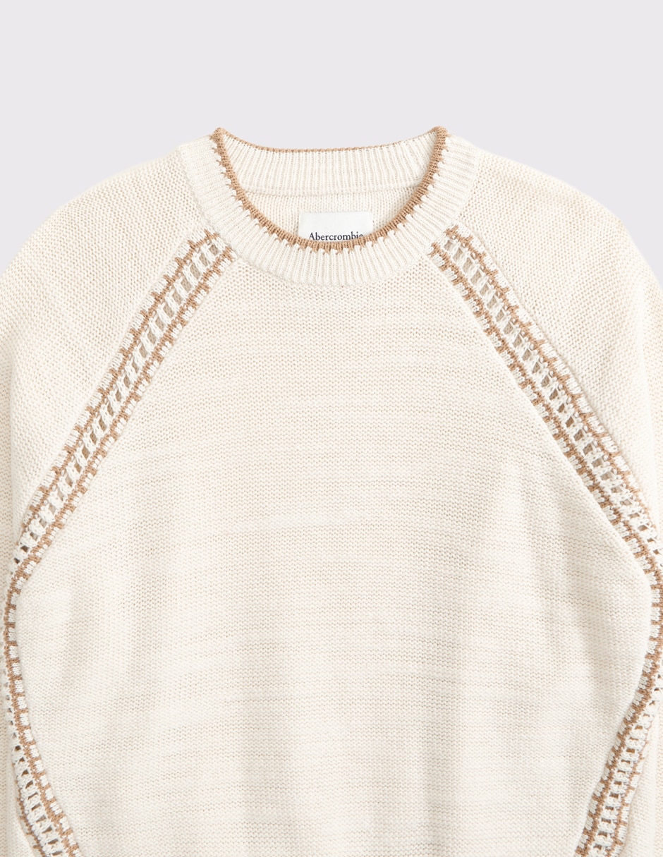 Suéter cuello redondo para mujer 2
