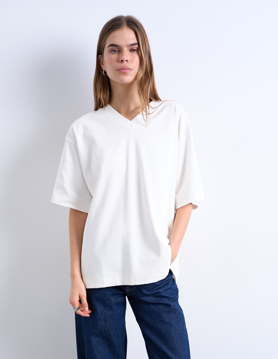 Playera manga 3/4 para mujer Playera manga 3/4 para mujer