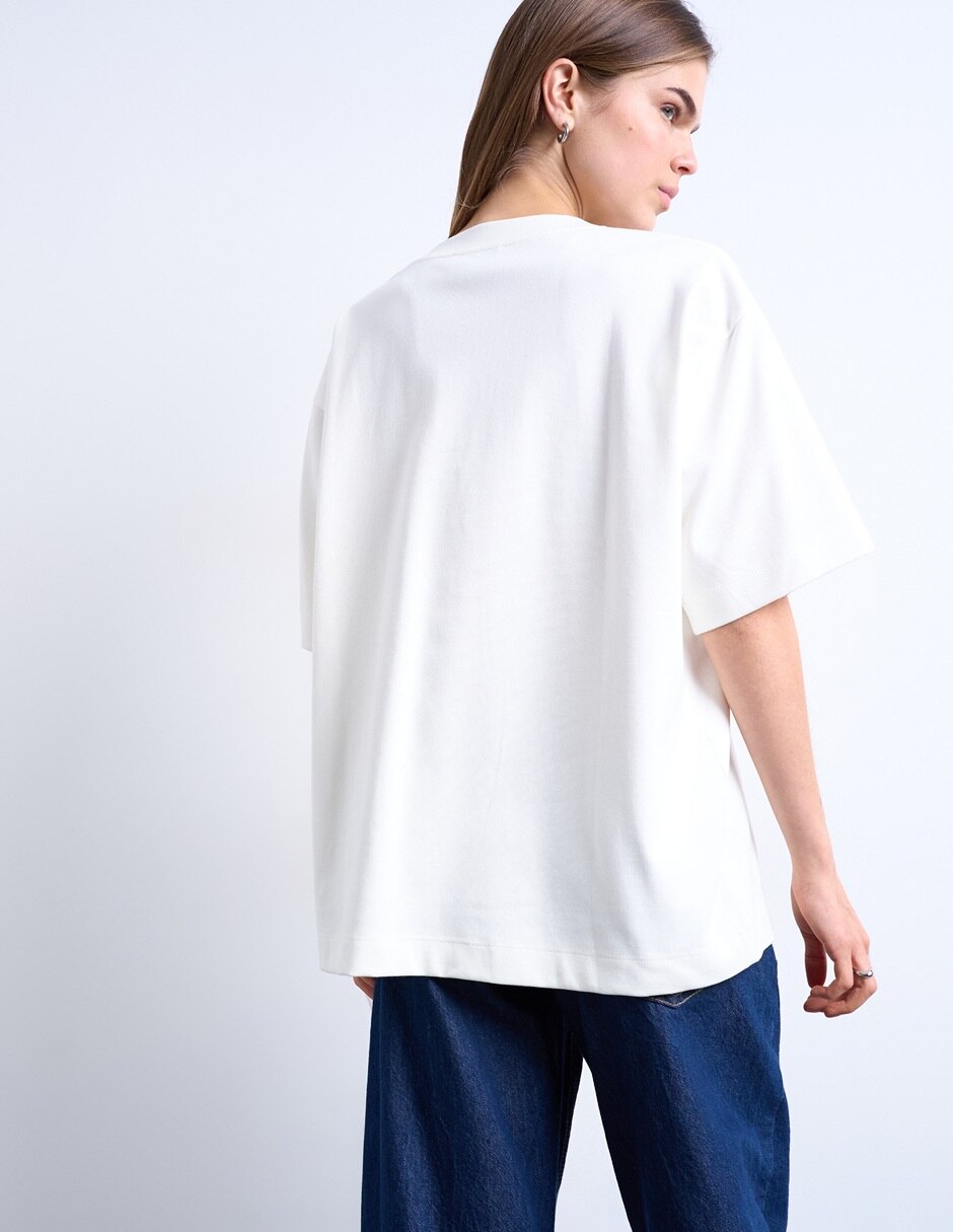 Playera Topshop manga 3/4 para mujer