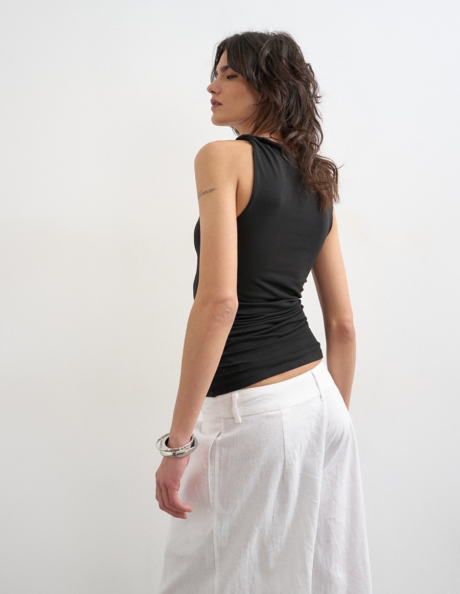 Top cuello redondo tirante ancho 2