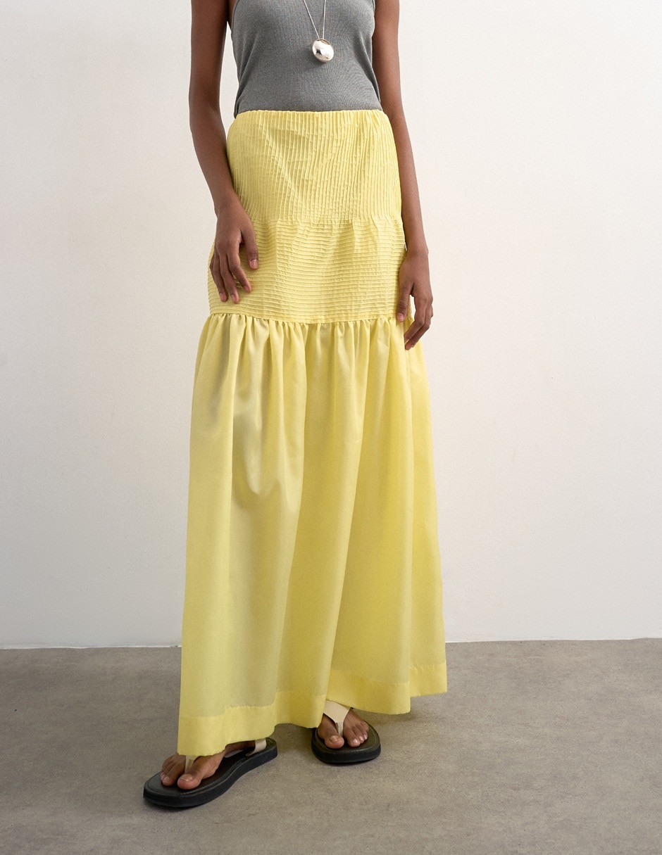 Falda largatopshop a la cintura