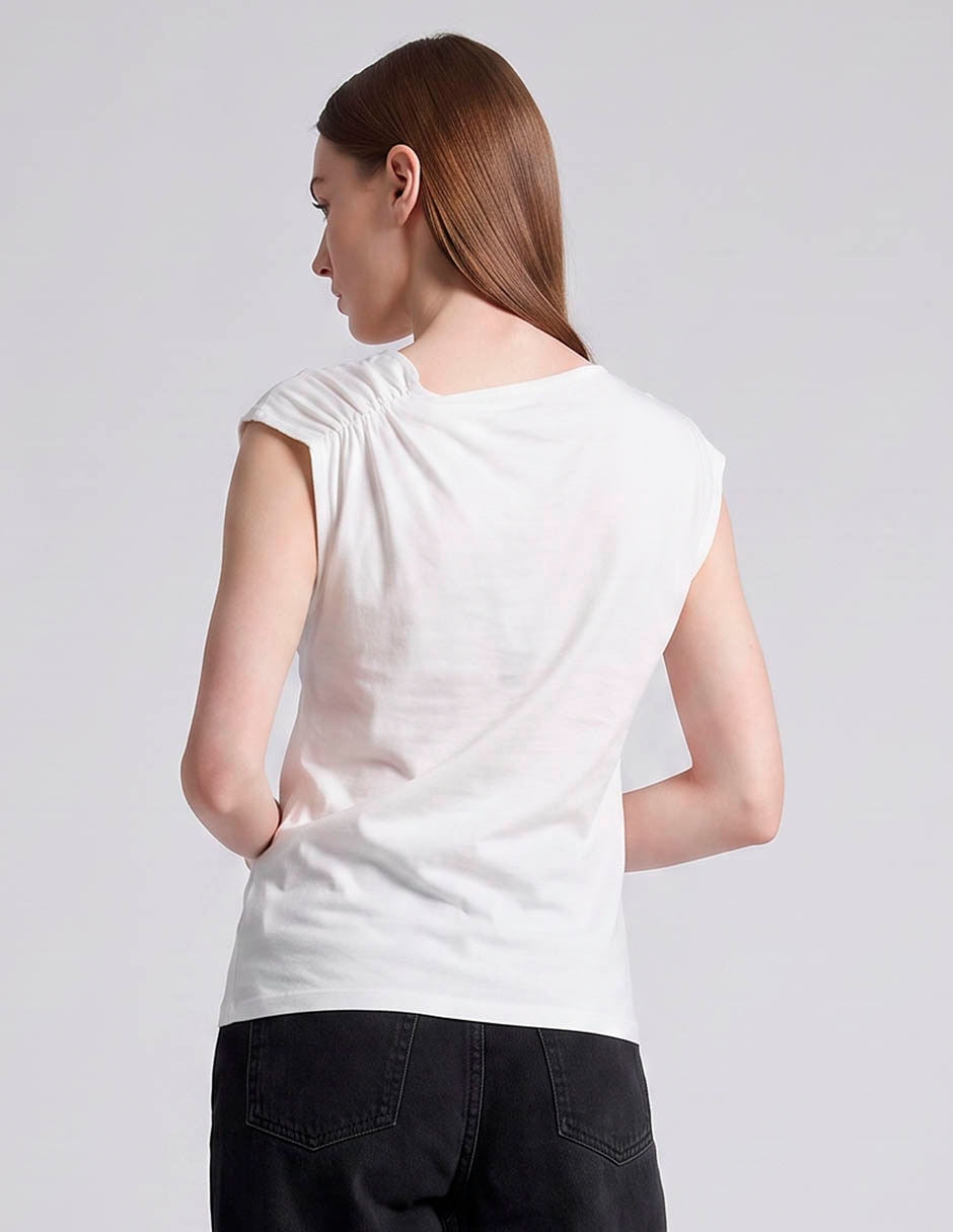 Blusa manga corta para mujer 2