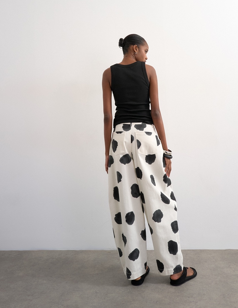 Pantalón amplio para mujer 3