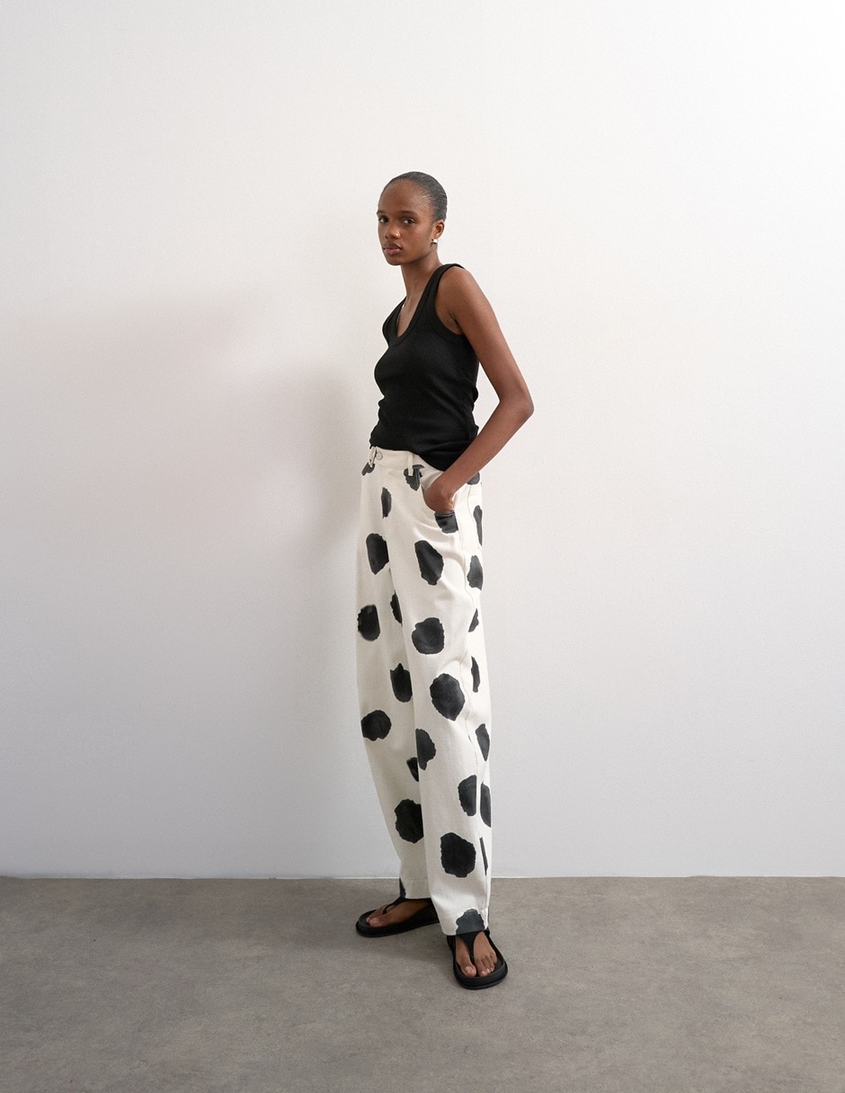 Pantalón amplio para mujer 5