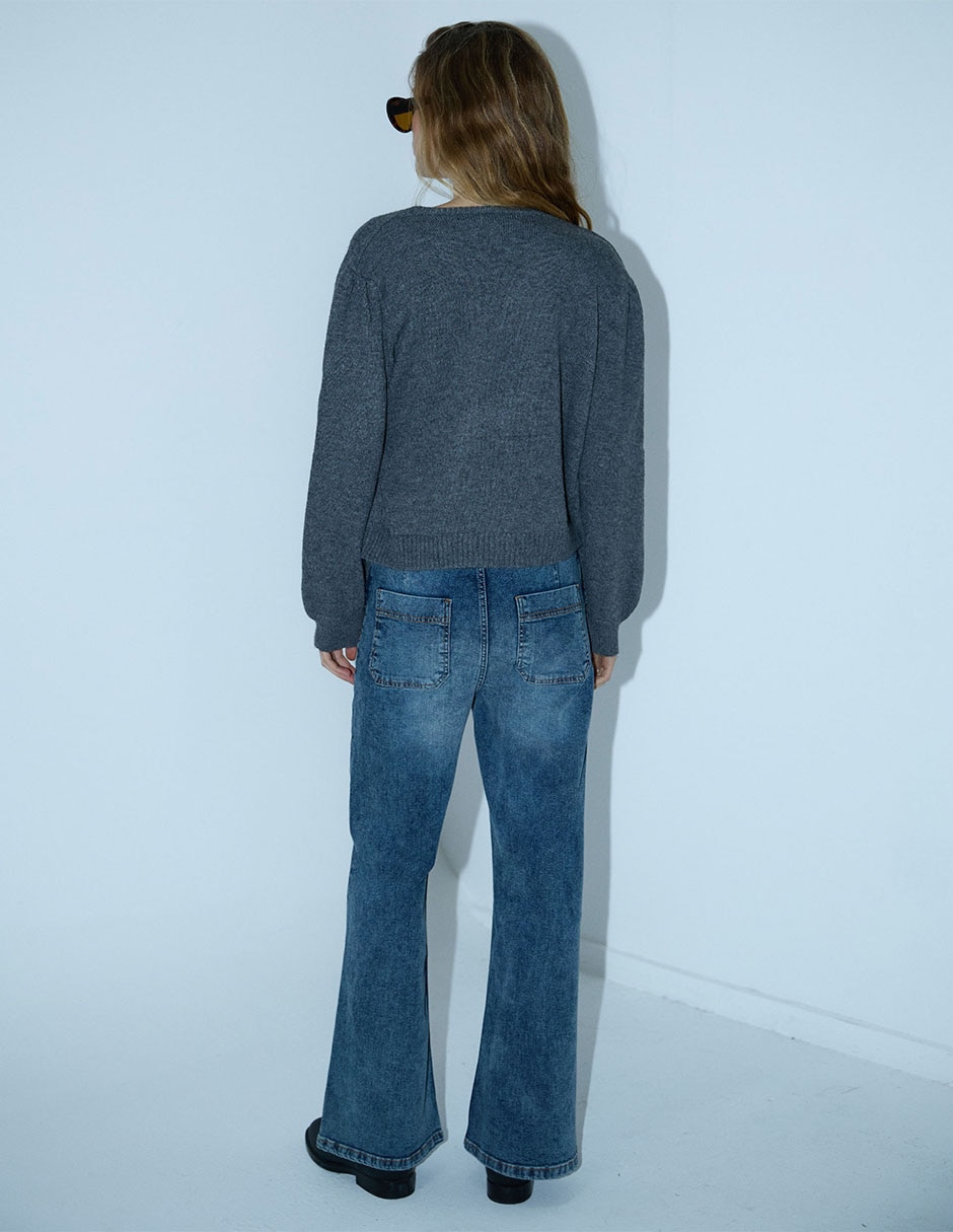 Jeans/Jegging/Jeans jogger Regular Slim Cintura RI-R5219171AZU SPRING 26 para mujer 2