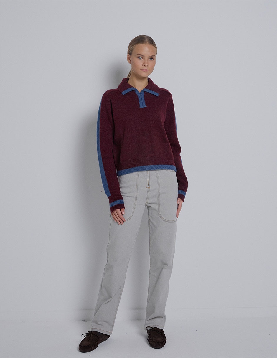 Jeans relaxed straight para mujer 3