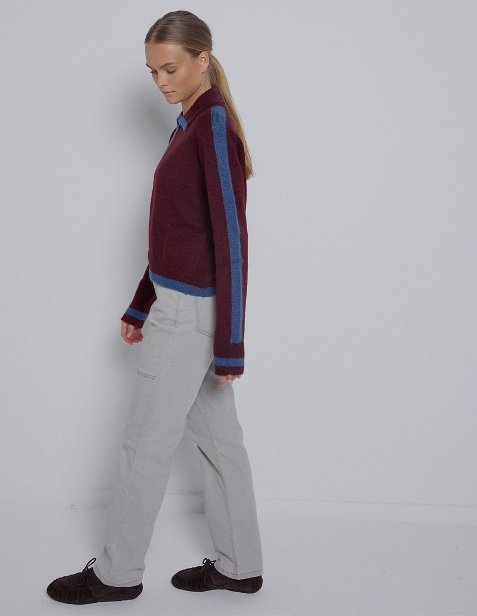 Jeans relaxed straight para mujer 5